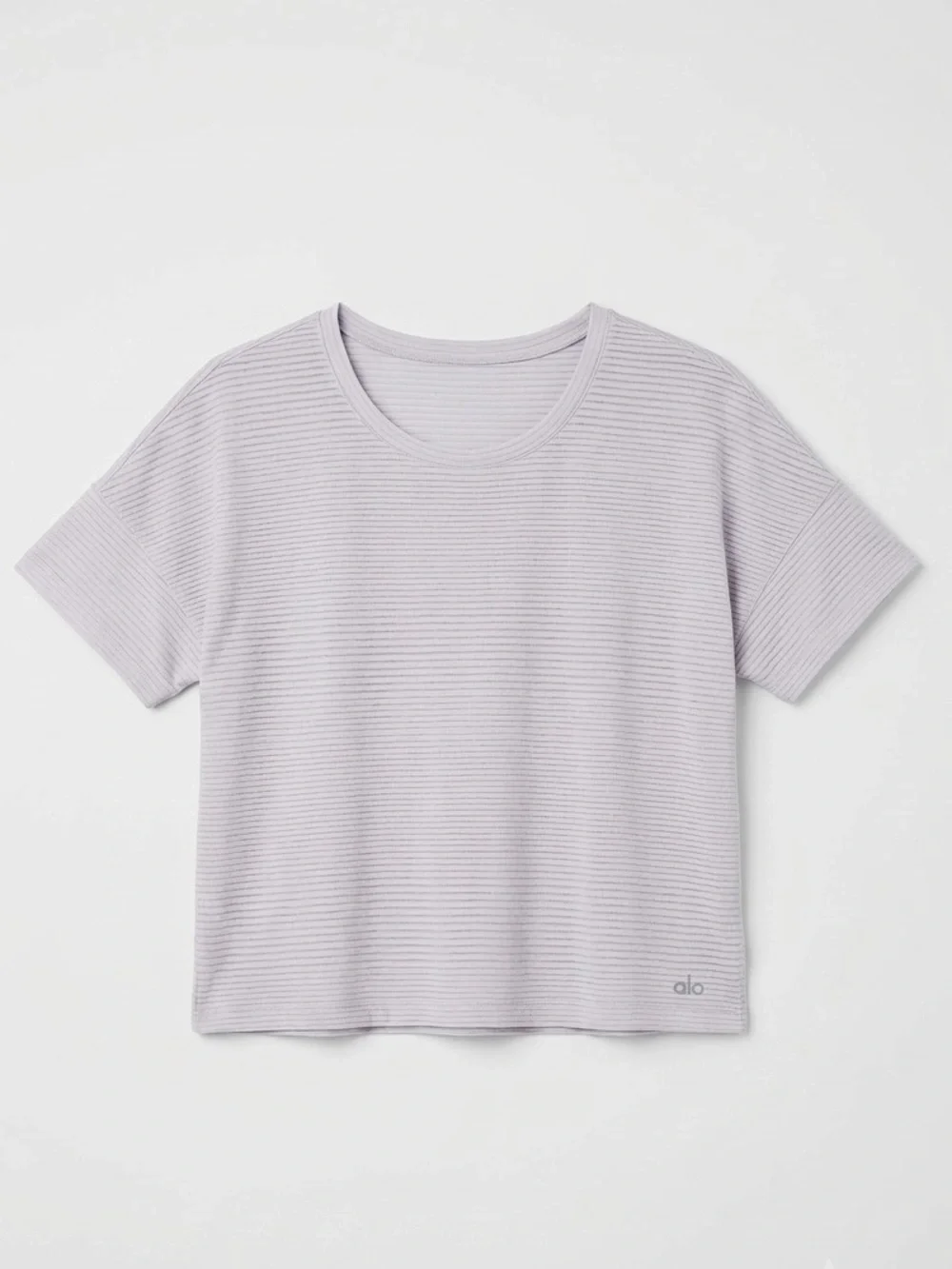 Alo Yoga In The City Short Sleeve Cropped Tee